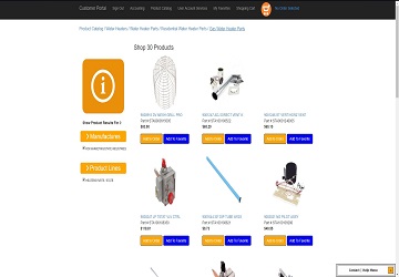 E-Commerce System Screen Shot